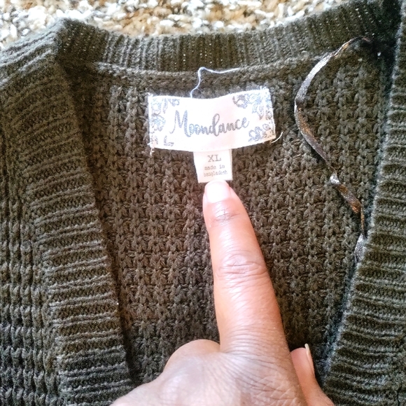 Moondance Women's Long Sleeve Cardigan Sweater Size XL - Picture 3 of 5